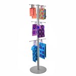 Carrier bag stand with 6 hangers: 1.5m